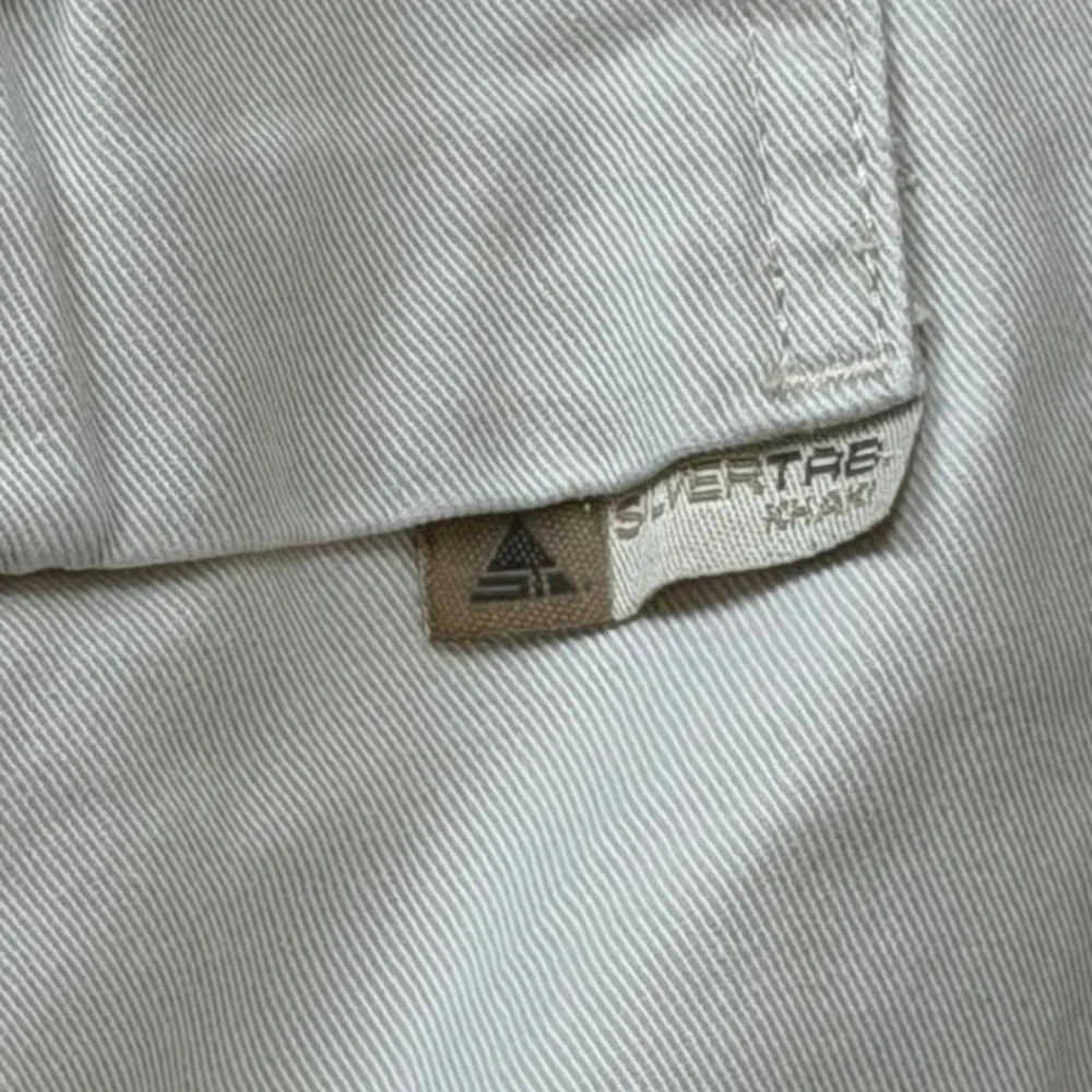 Vintage Y2K Levi's Silvertab Off White Relaxed‎ Cargo Pants, Men's Size 32 x 34